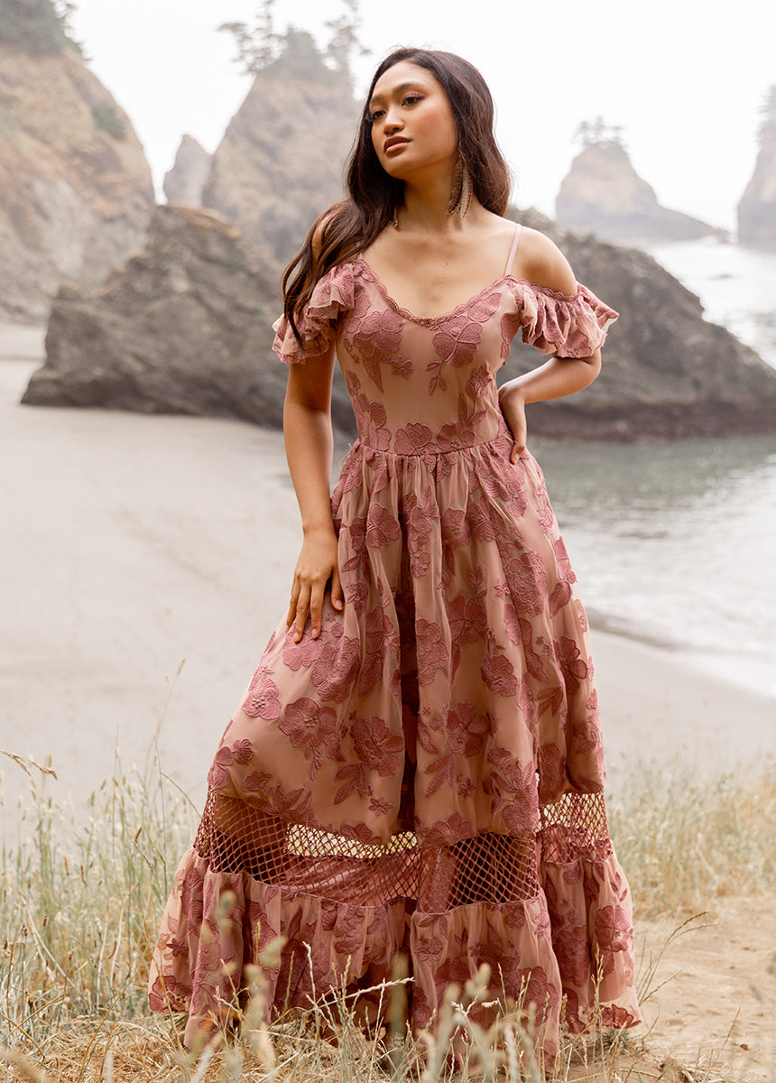 Paulina Dress in Raisin