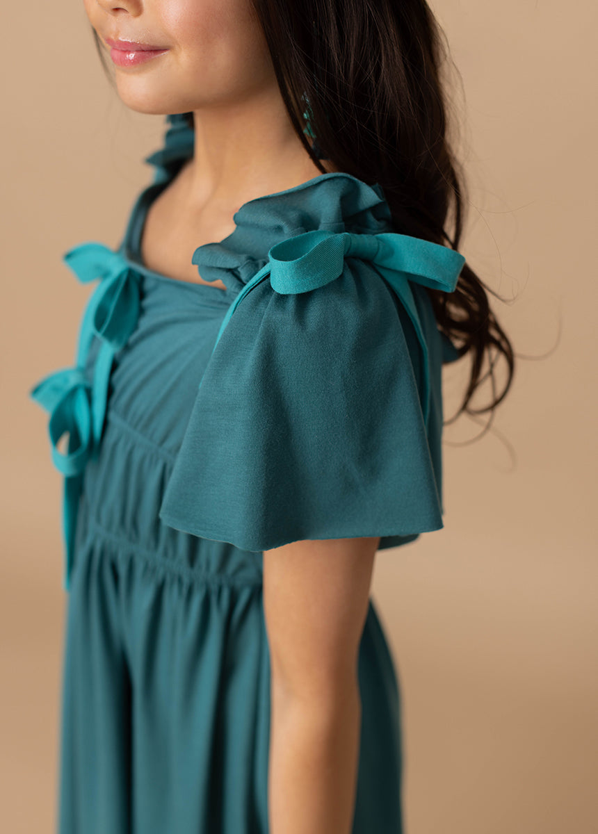 Franny Dress in Teal
