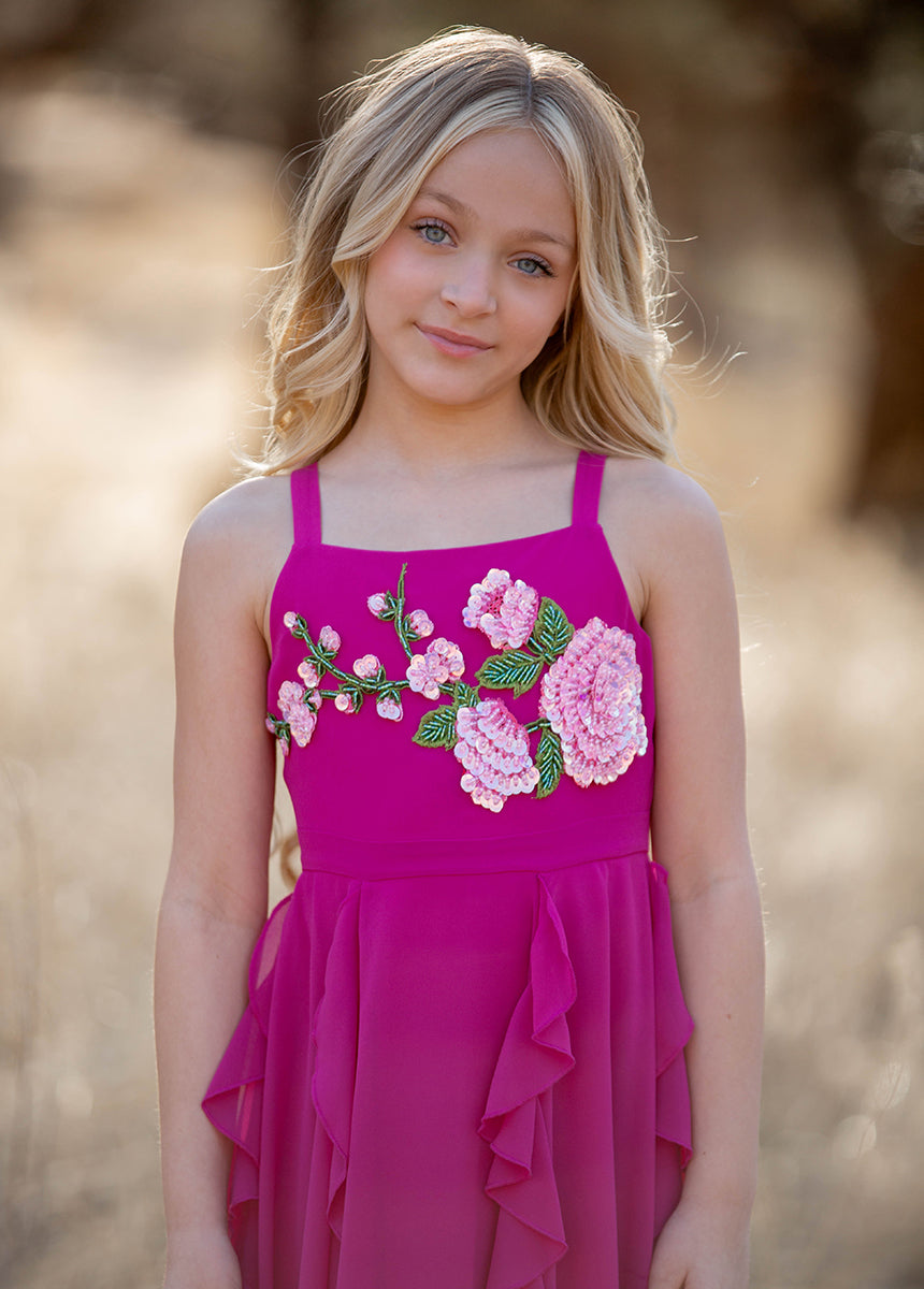 Kaylynn Dress in Berry