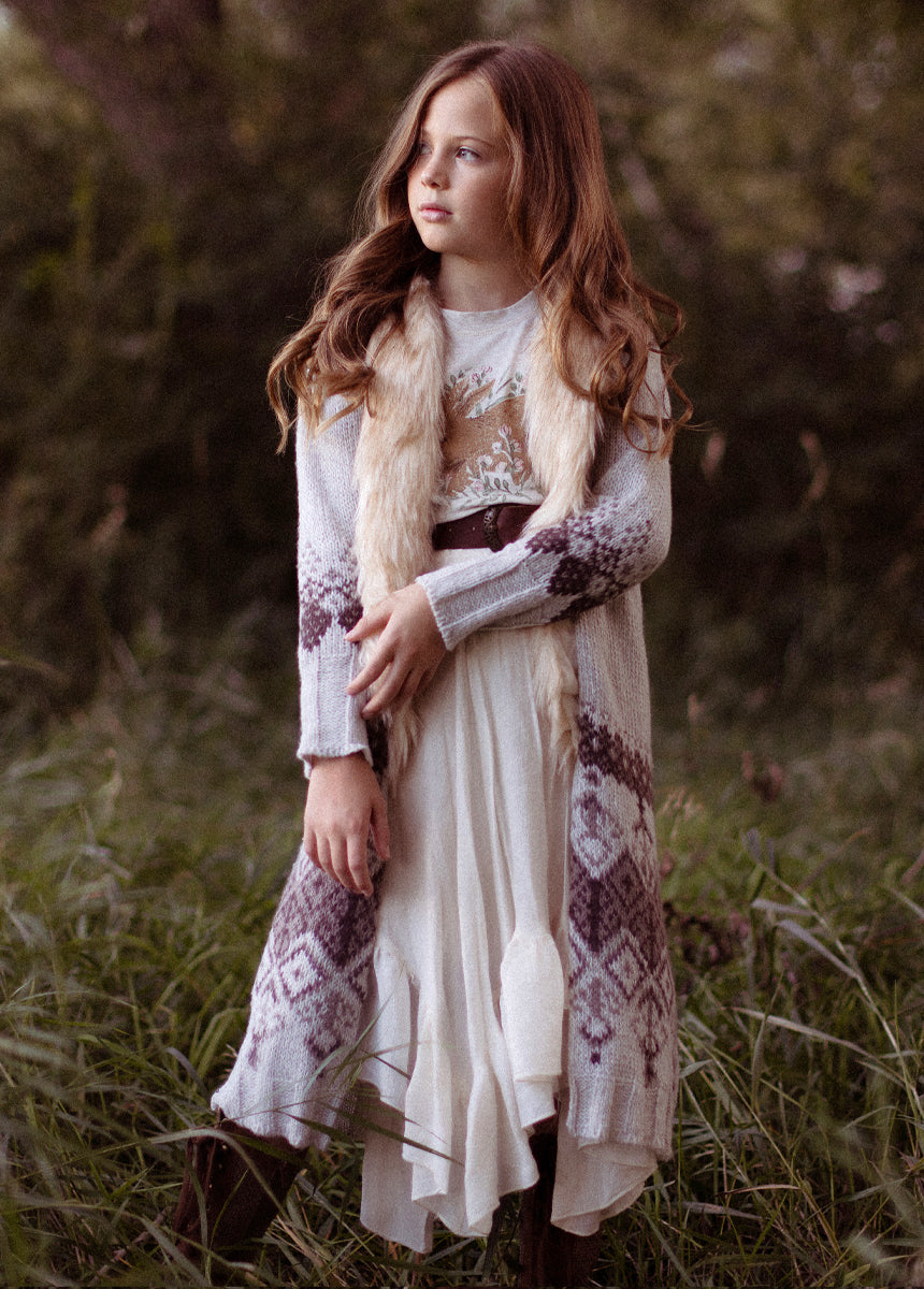 Bunny Tee in Heather Oat