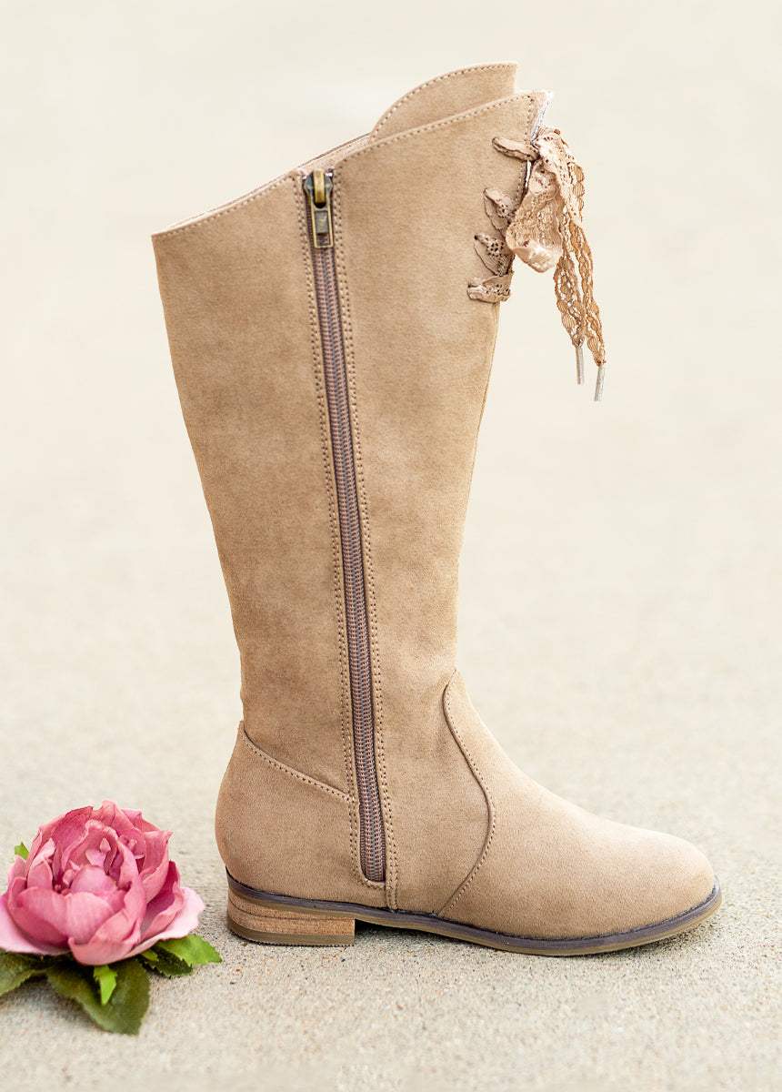 Lacey Boot in Dark Sand