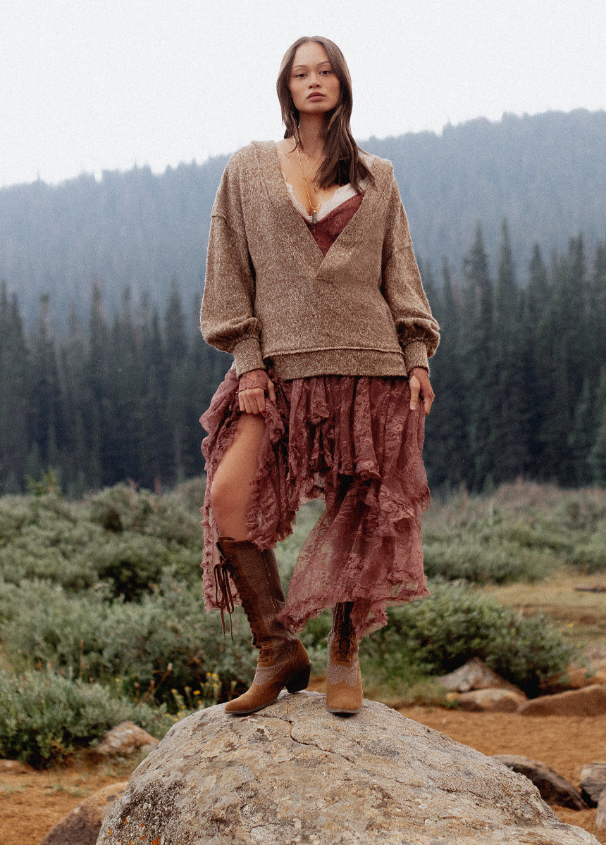 Bennett Dress in Cedar