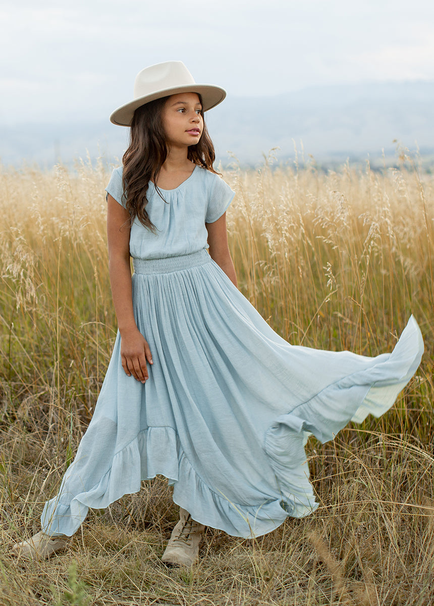 Briley Dress in Sky Blue