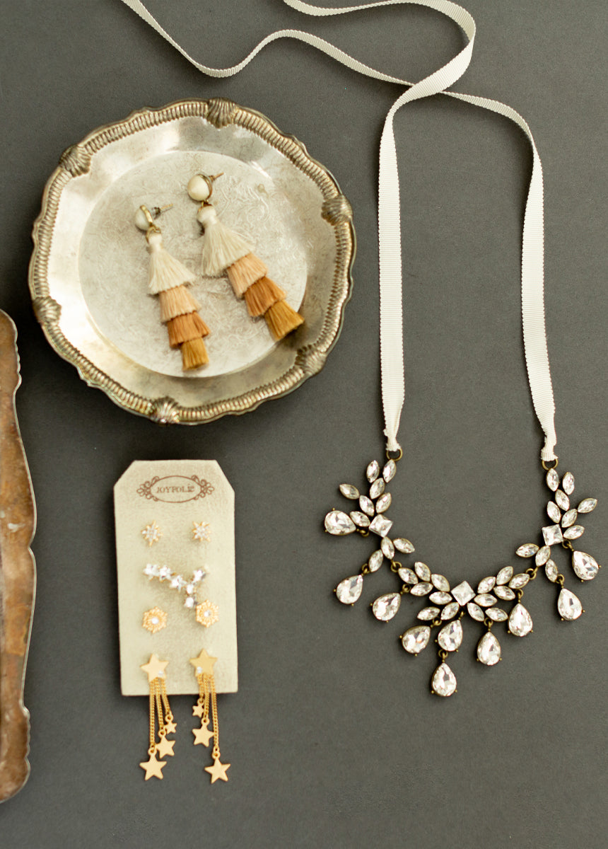 Cosmo Stud Set in Matte Gold