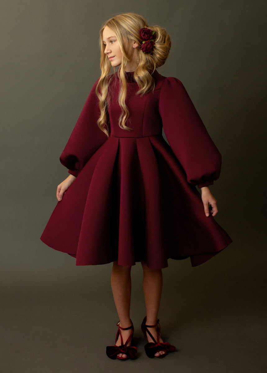 Lucia Heel in Burgundy