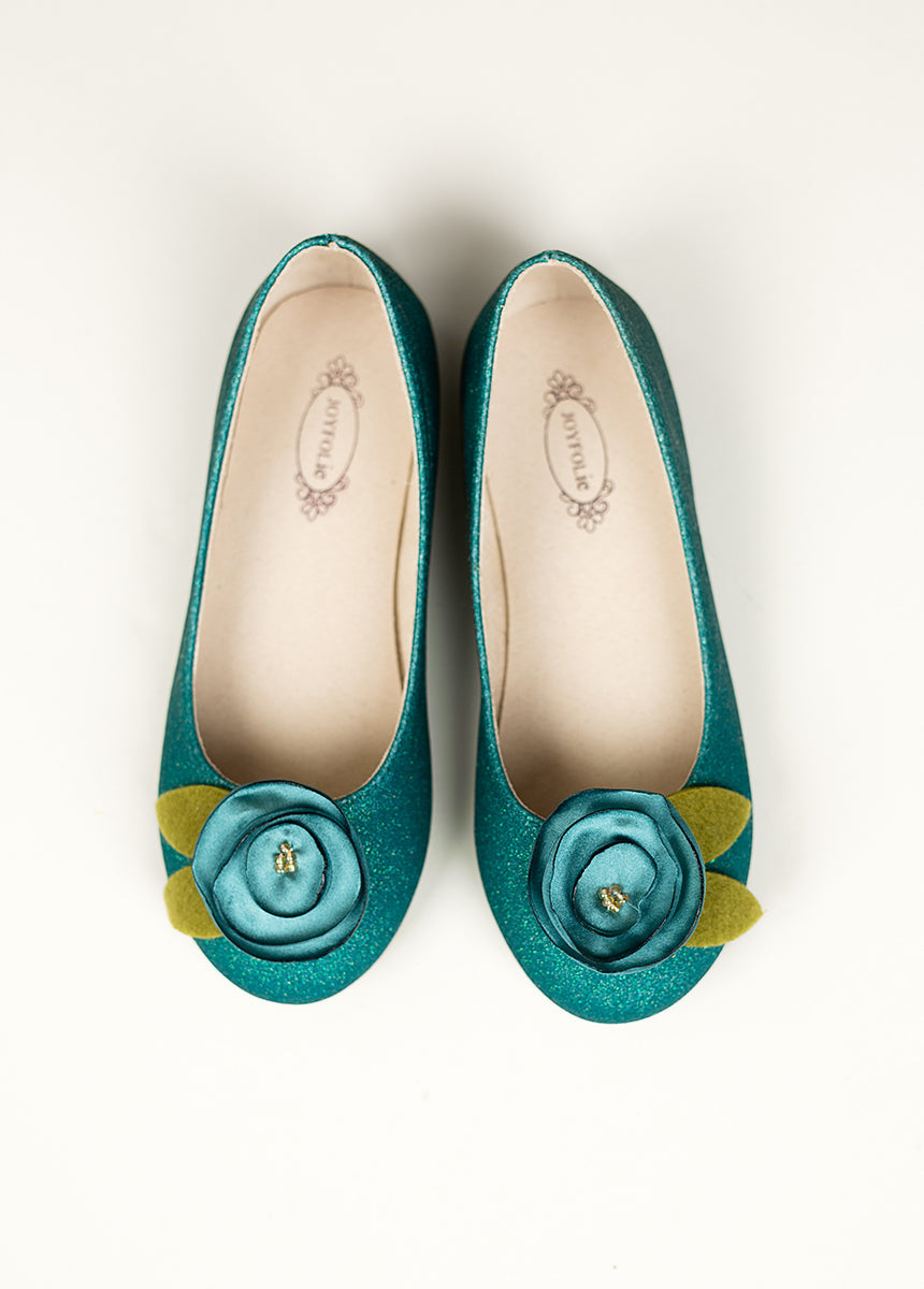 Charlotte Flat in Teal