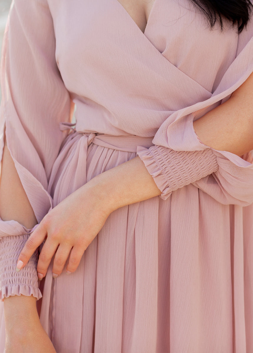 Ani Dress in Nude Pink