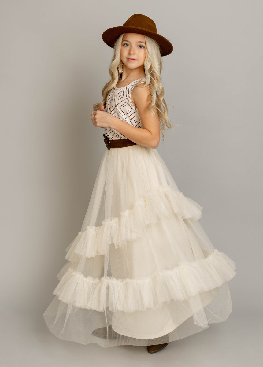 Havana Skirt in Cream