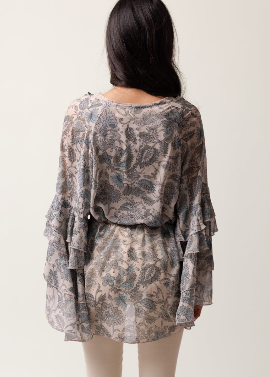 Innessa Top in Whisper Blue Floral