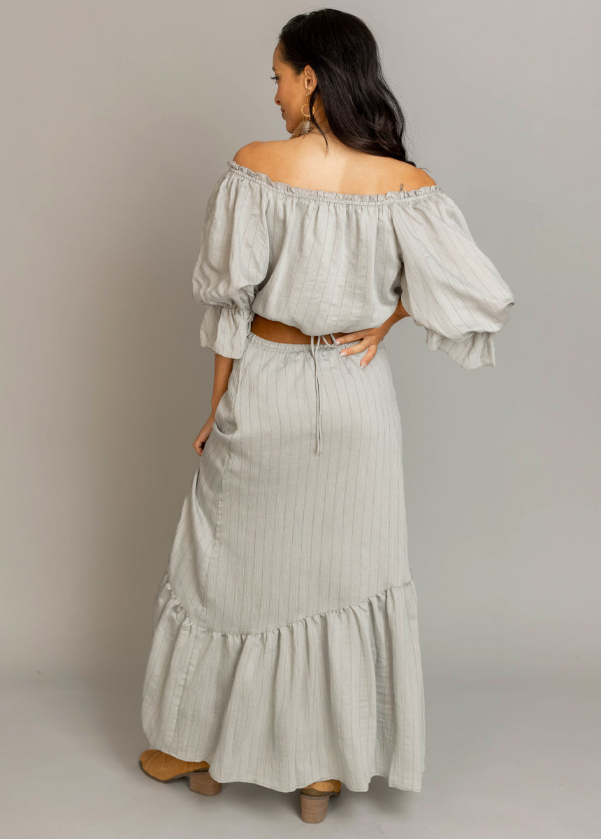 Kara Set in Neutral Green