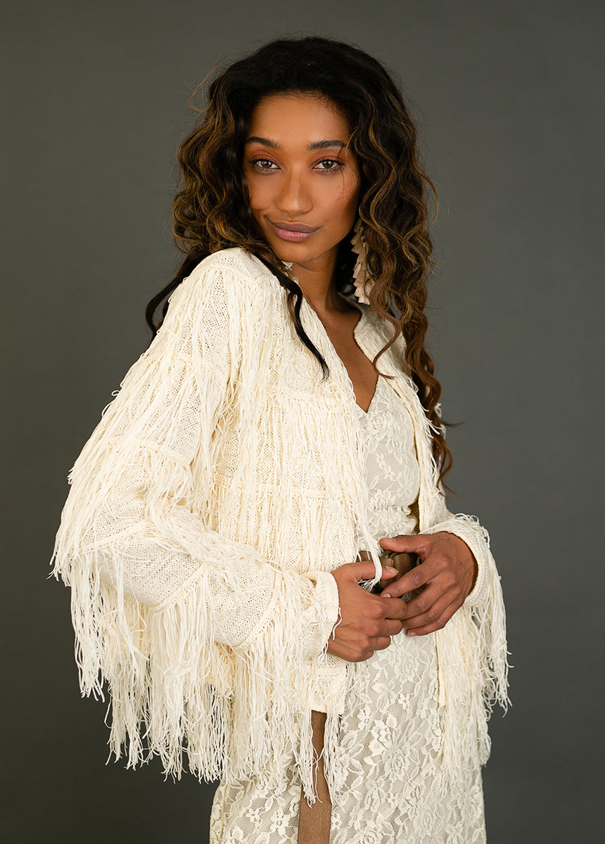 Kayla Cardigan in Cream