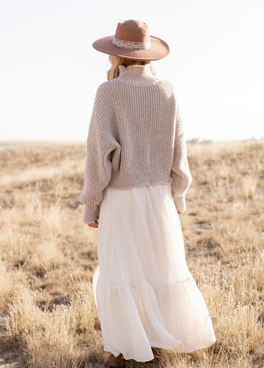 Kenzie Sweater in Heather Oat
