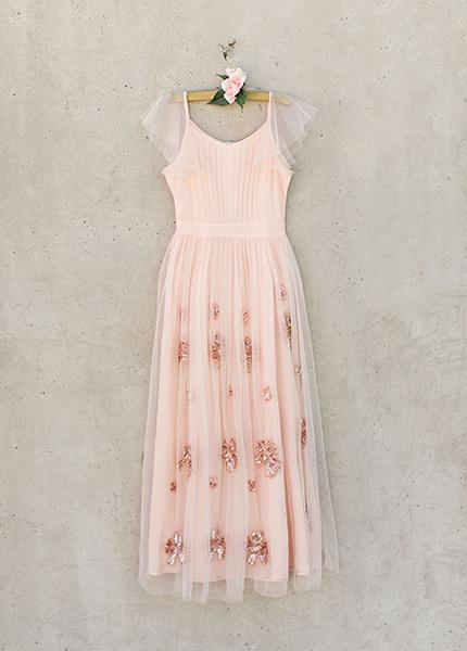 Kristine Dress in Blush