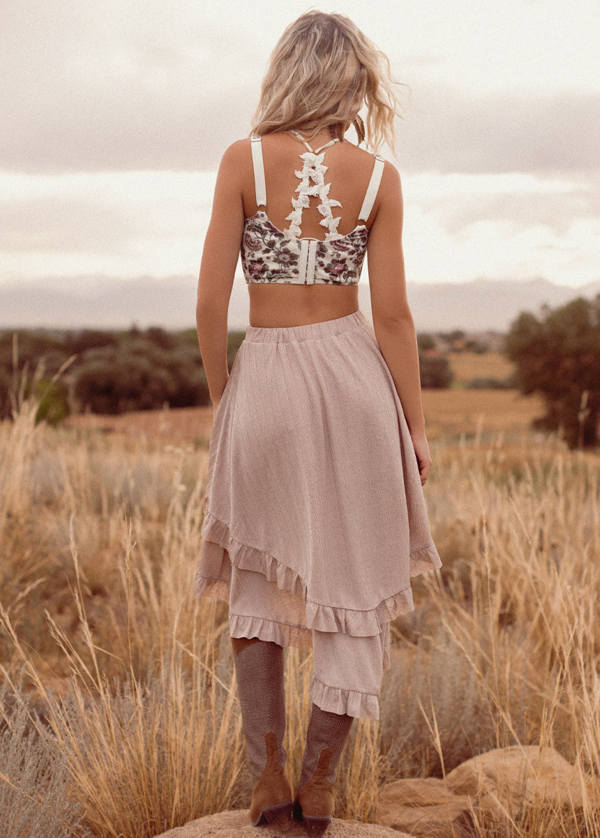 London Skirt in Desert Shell