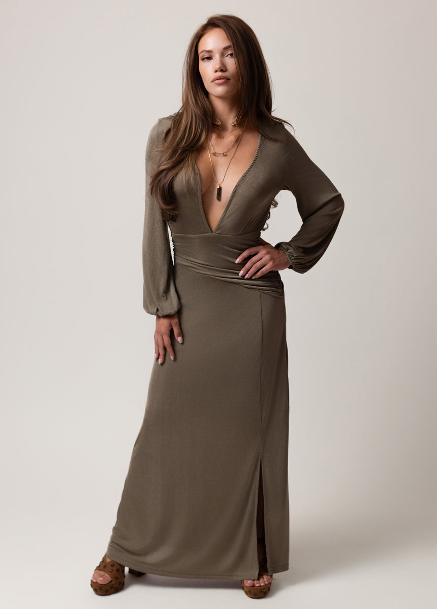 Luella Dress in Agave