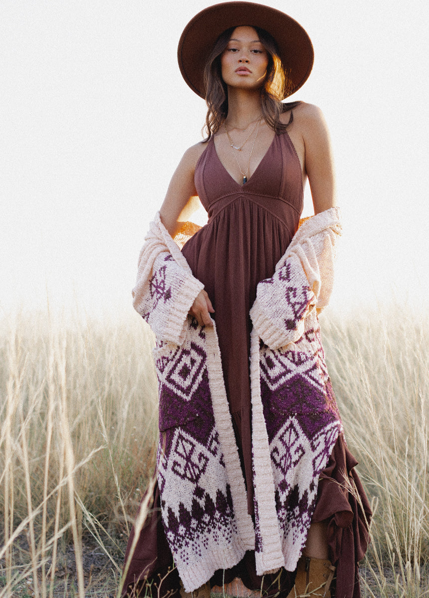 Lynsey Dress in Raisin