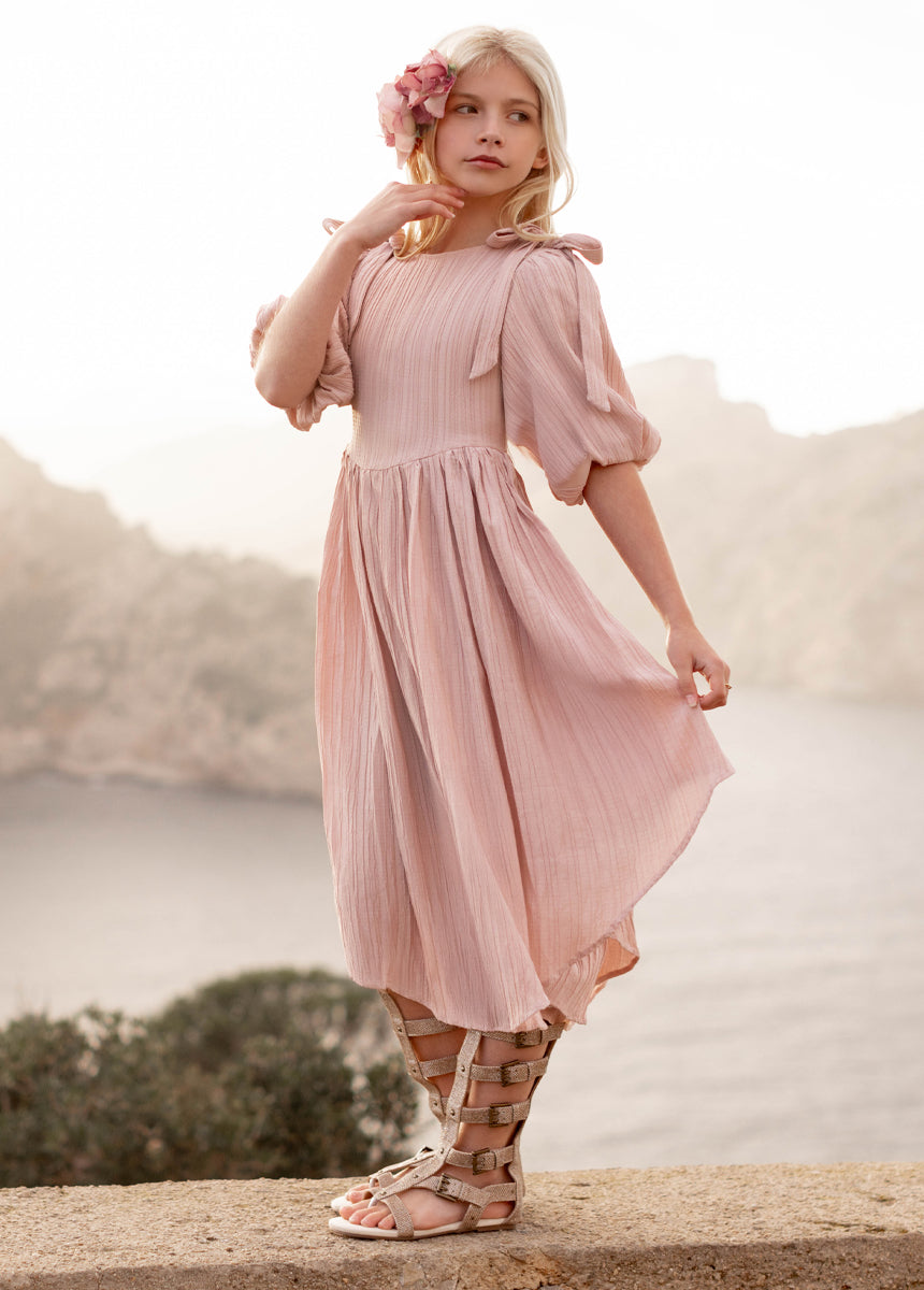 Maylie Dress in Desert Shell
