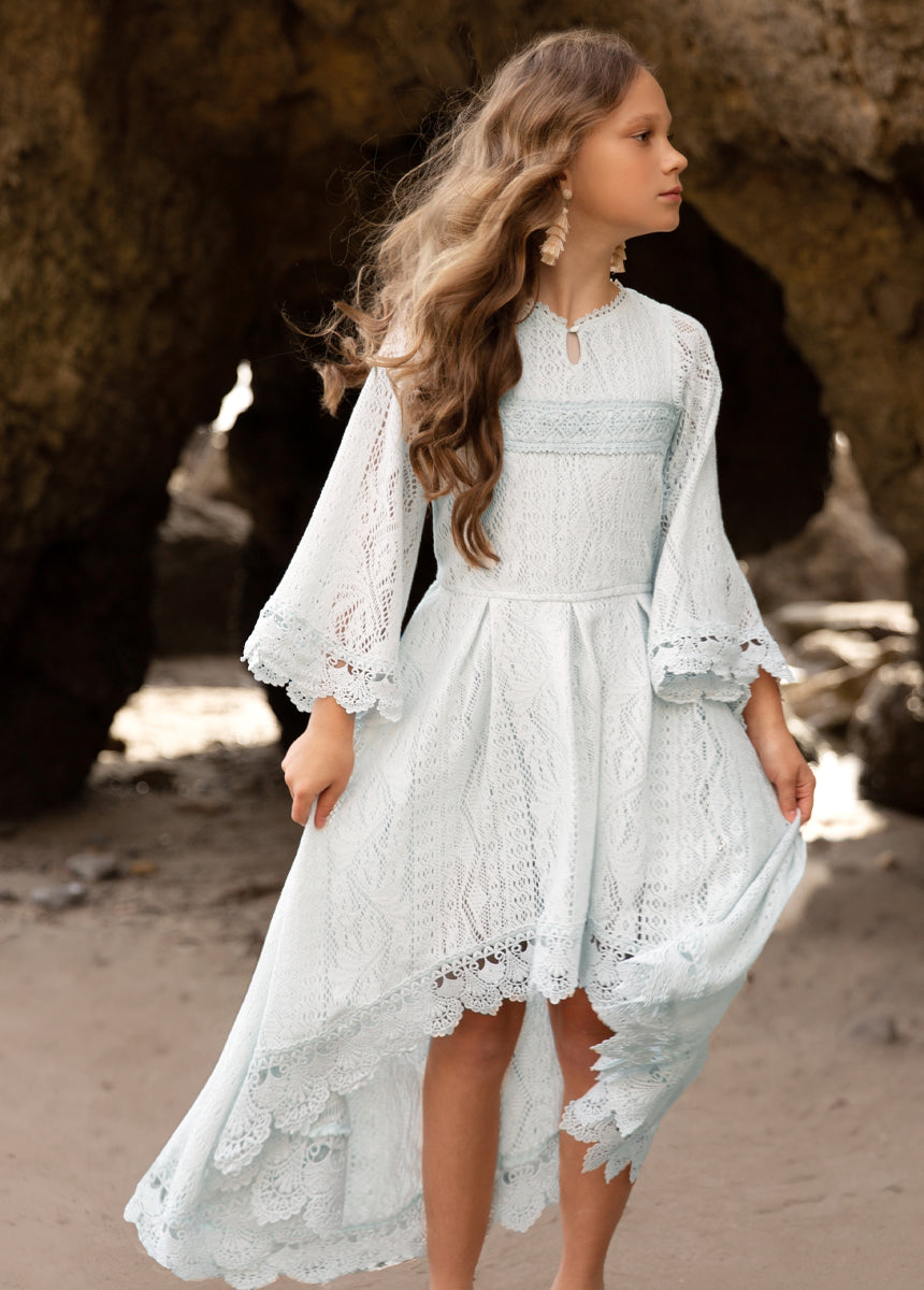 Murni Dress in Blue Whisper