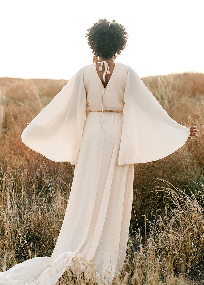 Nerina Dress in Ecru