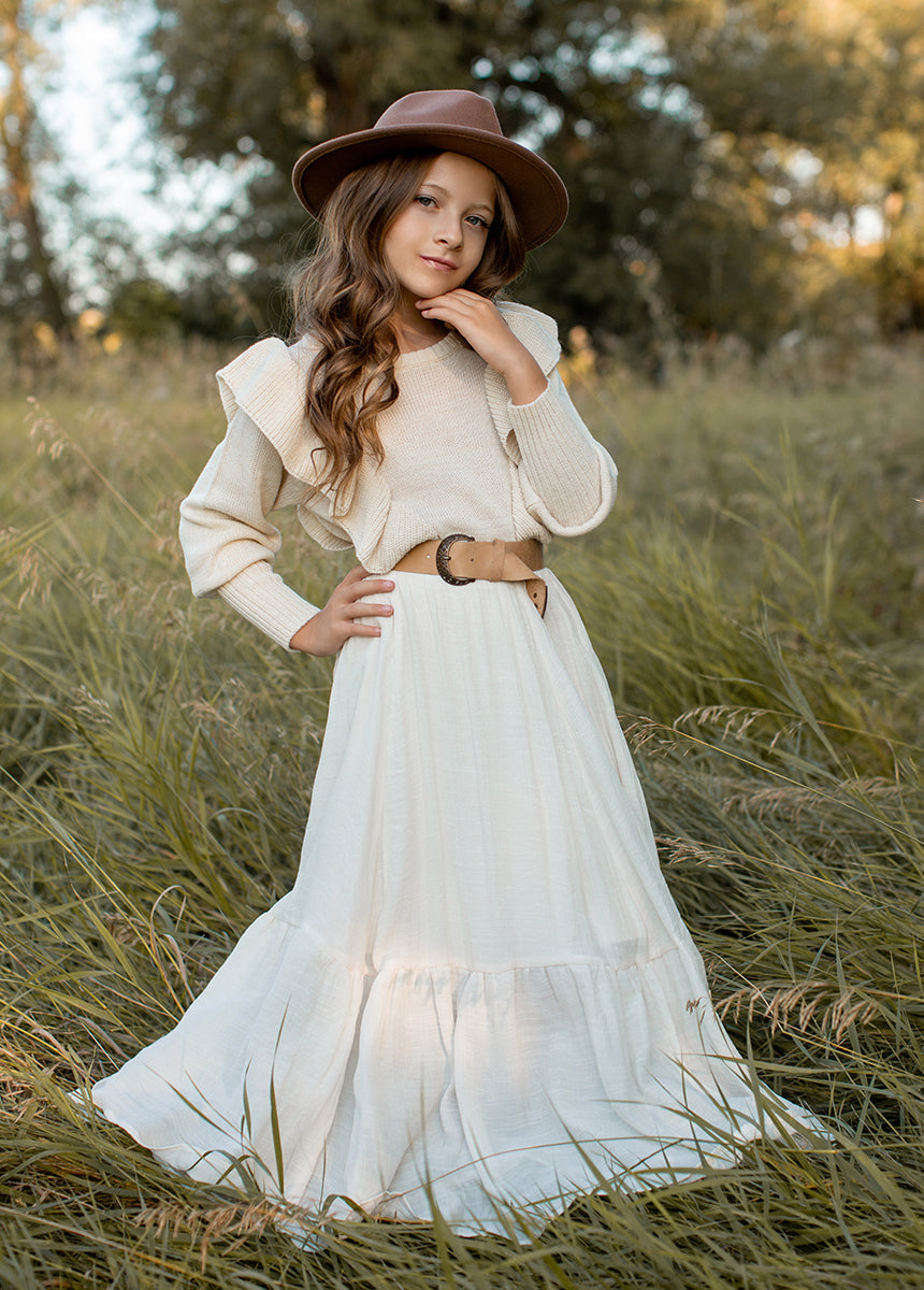 Reagan Sweater in Cream