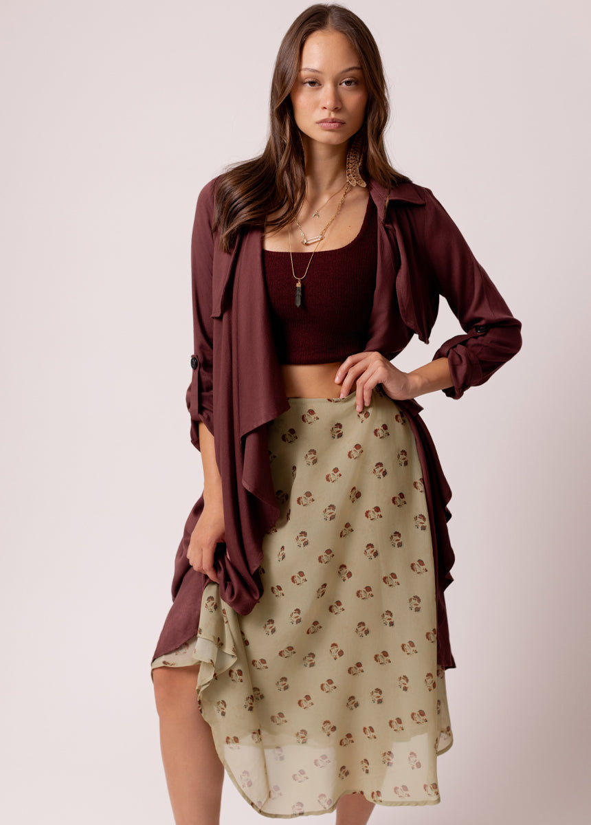 Sana Skirt in Floral Dot