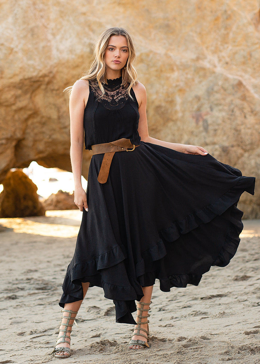 Delfina Top in Black