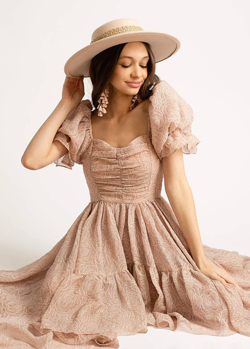 Swan Impact Dress in Dusty Lilac