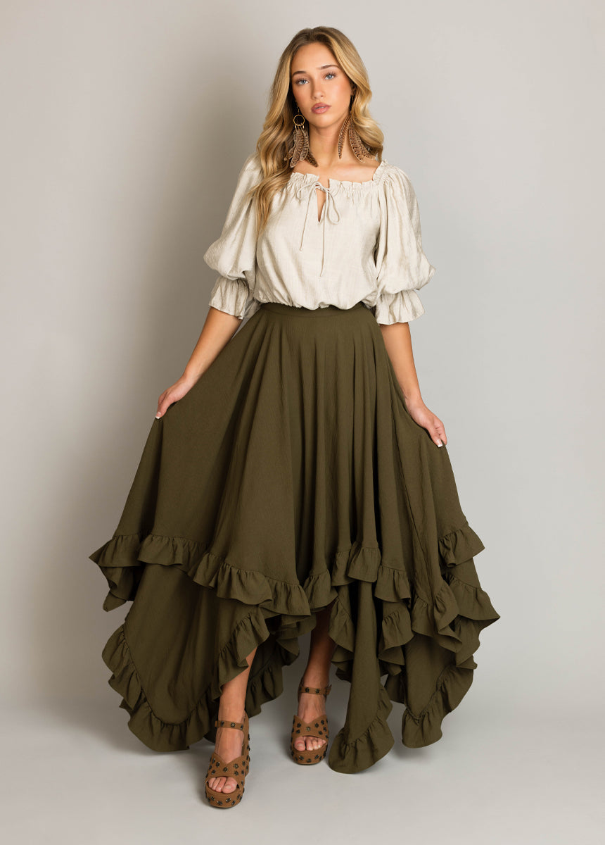 Valentine Platforms in Nutmeg Studded