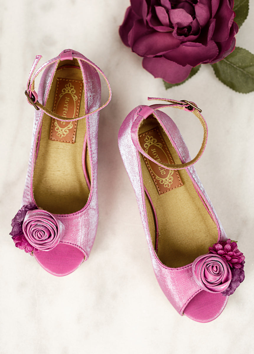 Valeria Heel in Iridescent Fuchsia