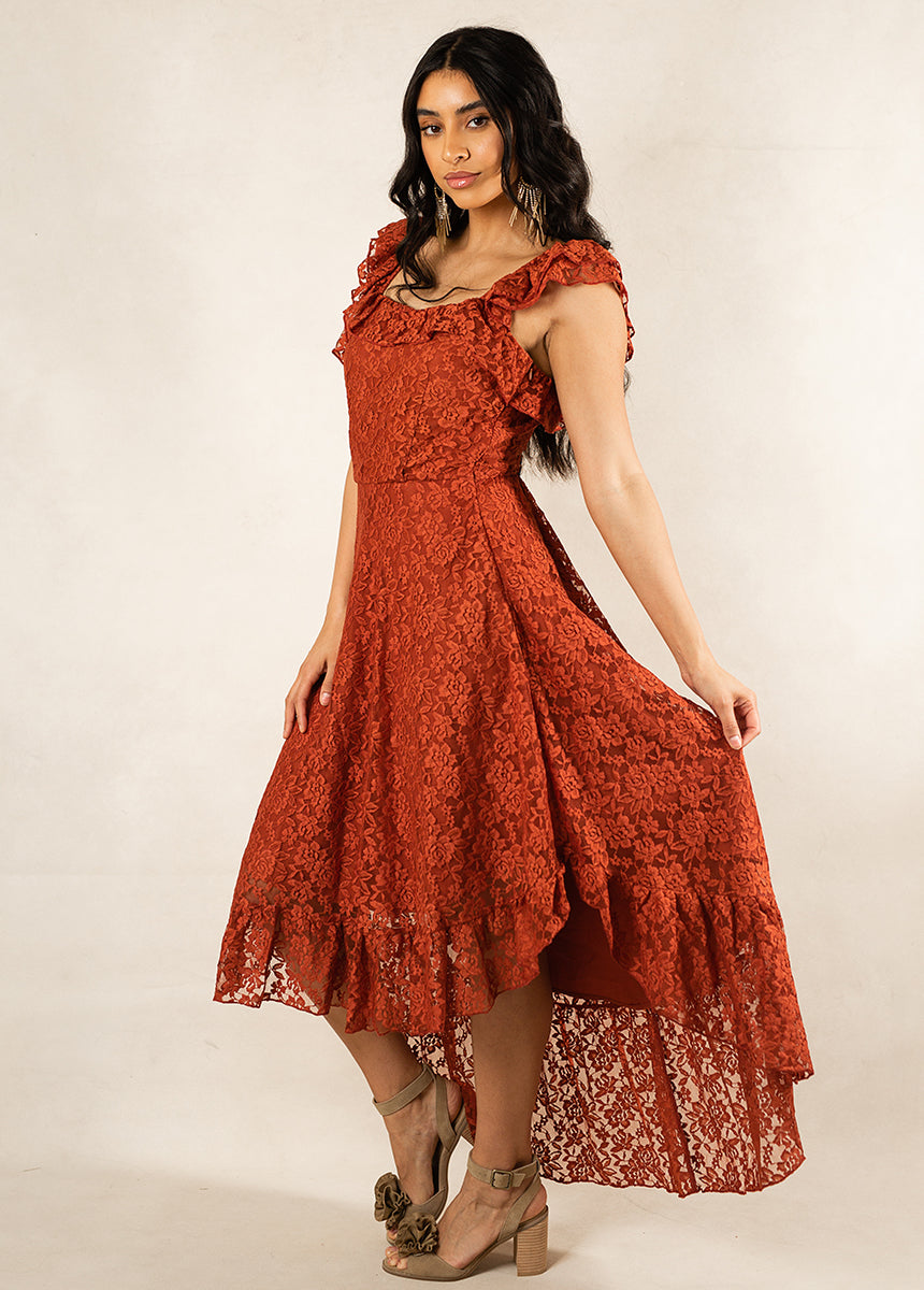 Bette Dress in Rosewood