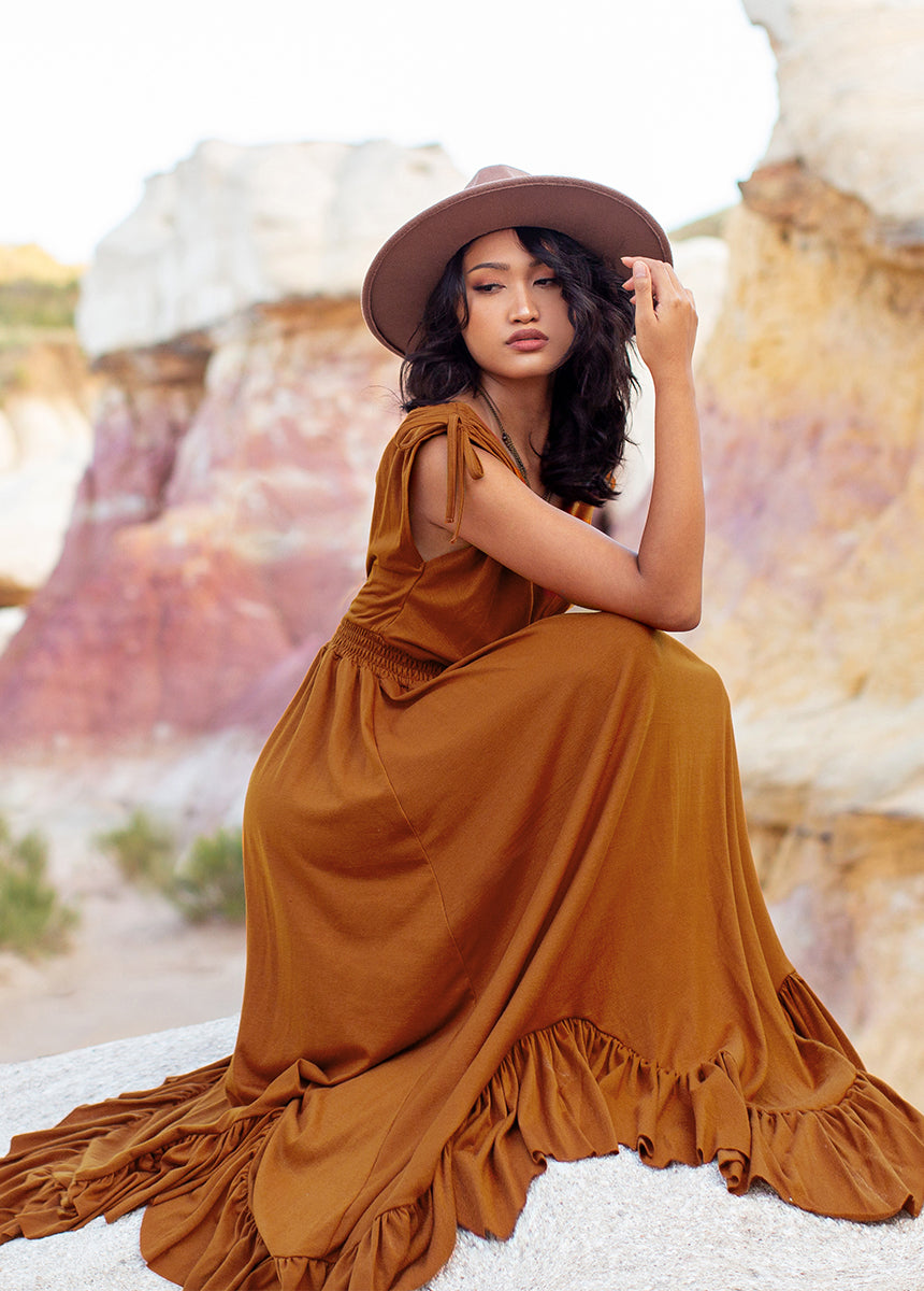 Giovanna Dress in Spice