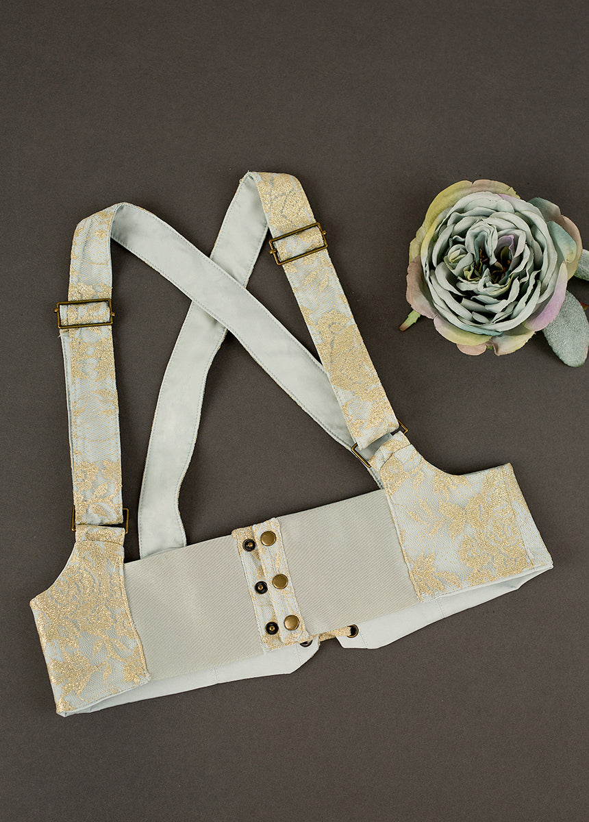 Zaylee Belt in Barely Blue