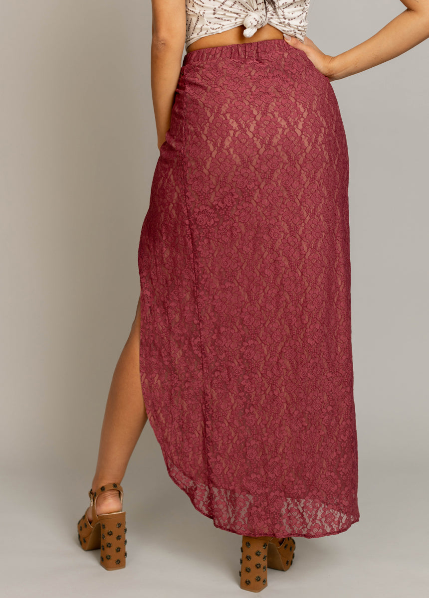 Anita Skirt in Deep Rose