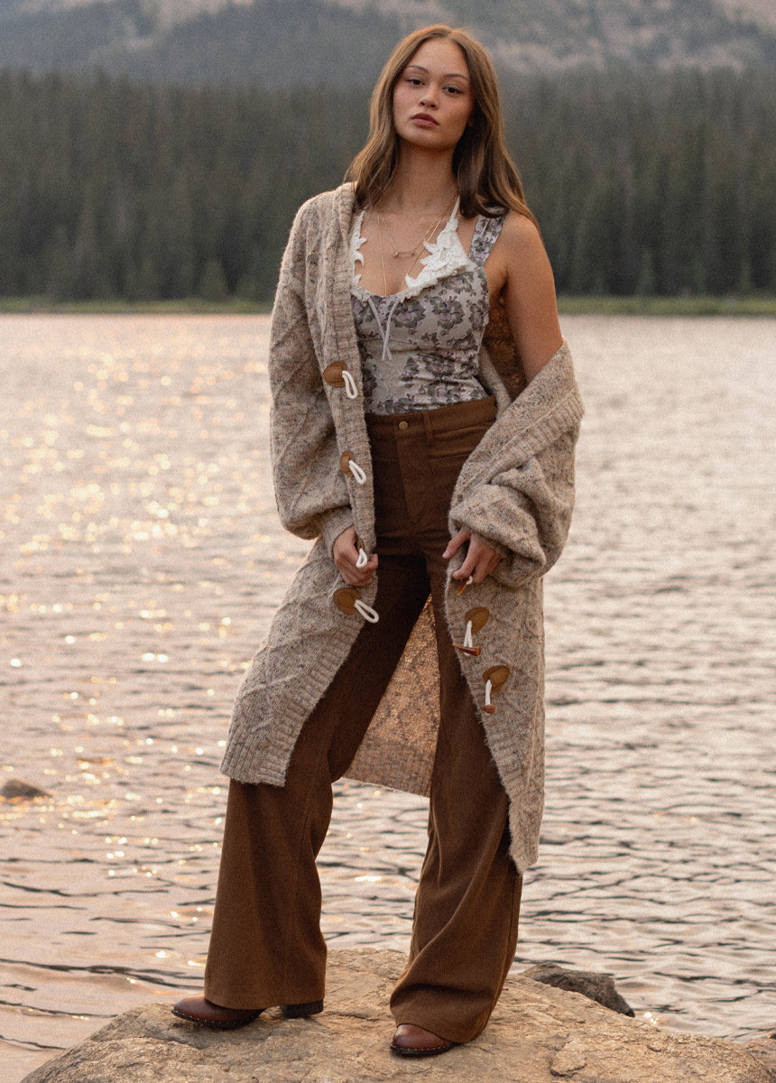 Rianne Sweater in Heather Camel