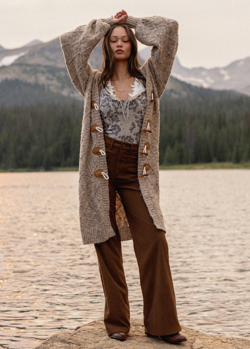 Rianne Sweater in Heather Camel