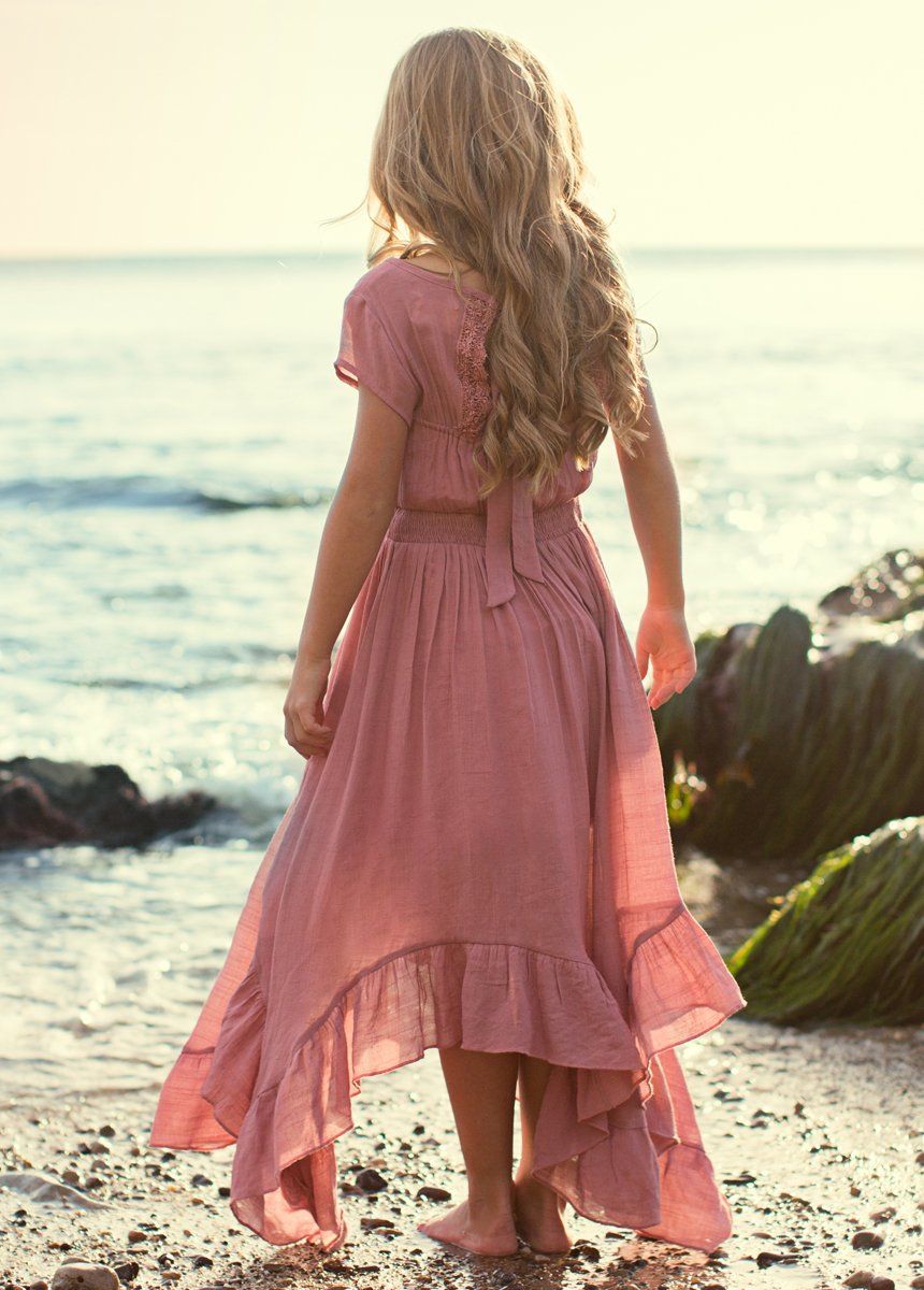 Briley Dress in Dusty Rose