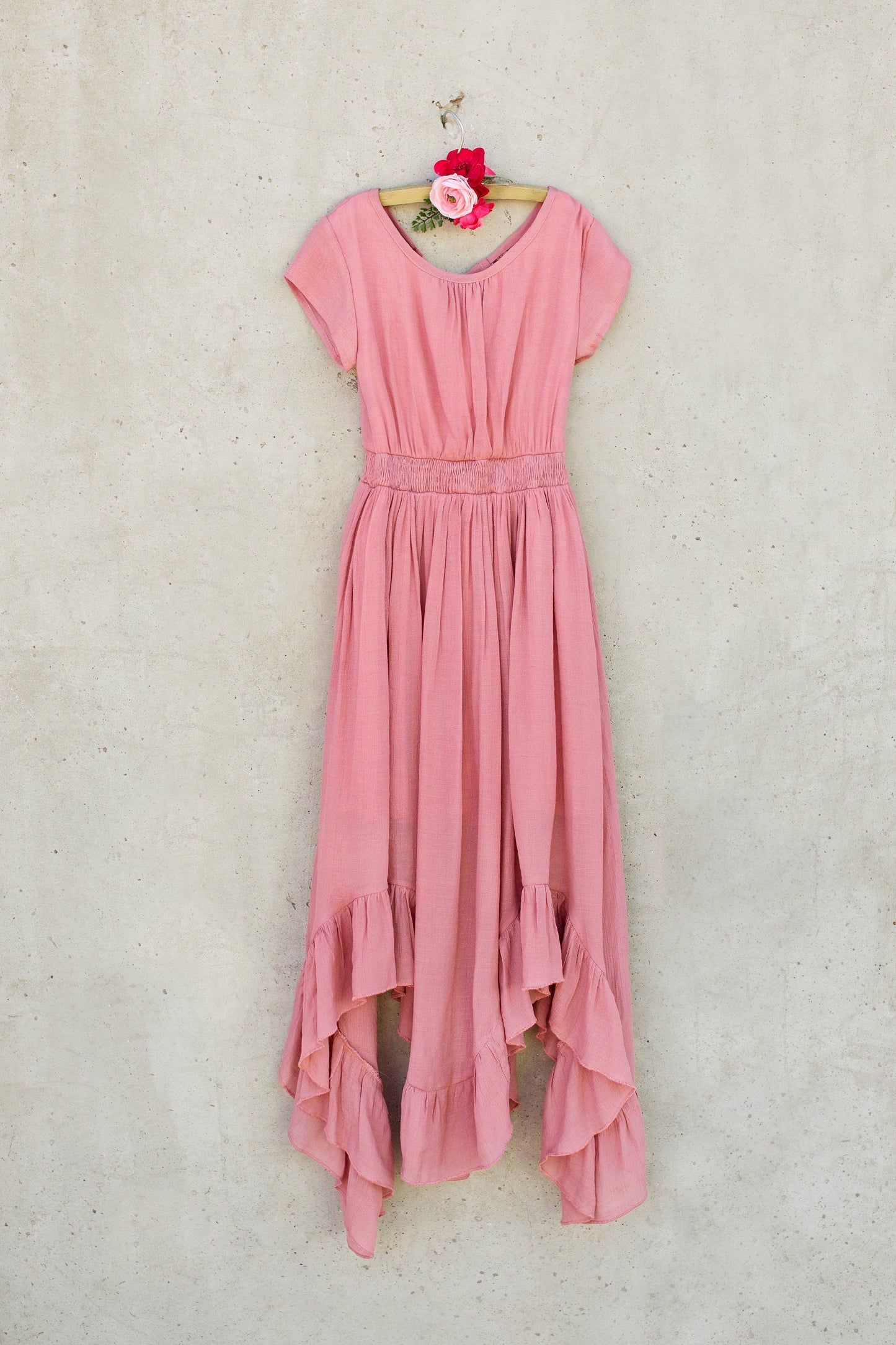 Briley Dress in Dusty Rose