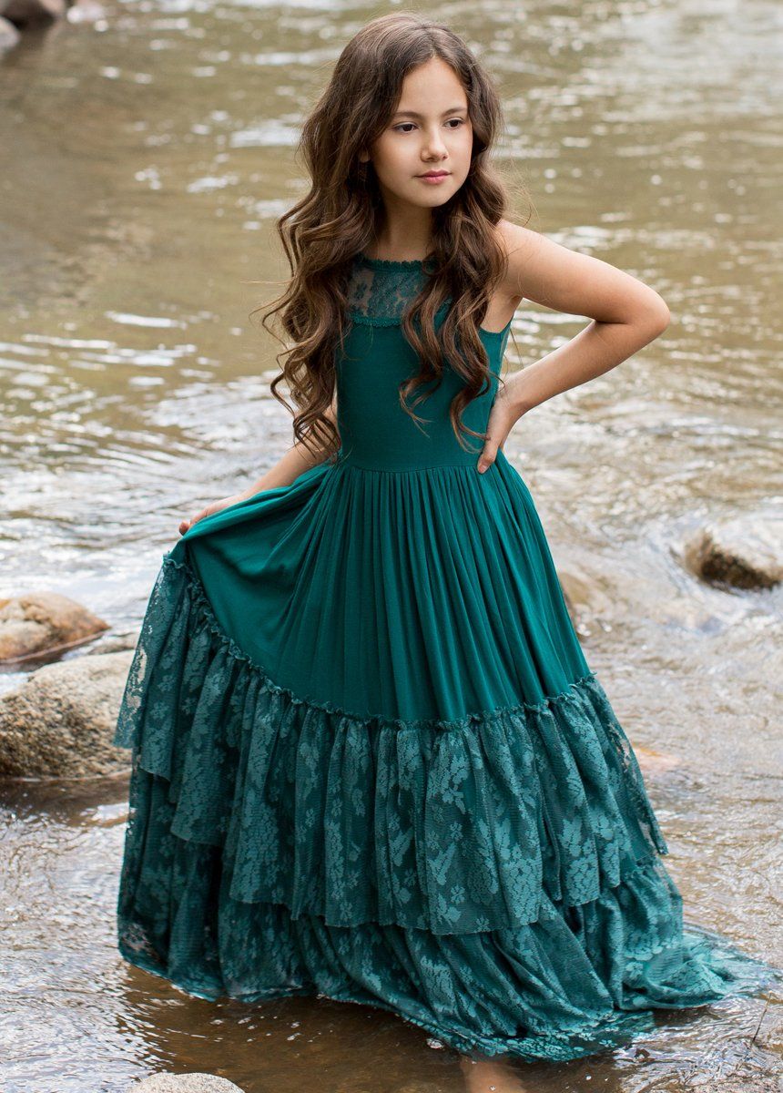 Catrin Dress in Teal