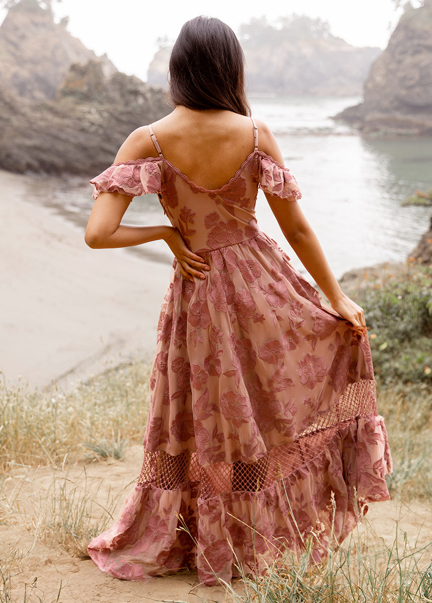 Paulina Dress in Raisin