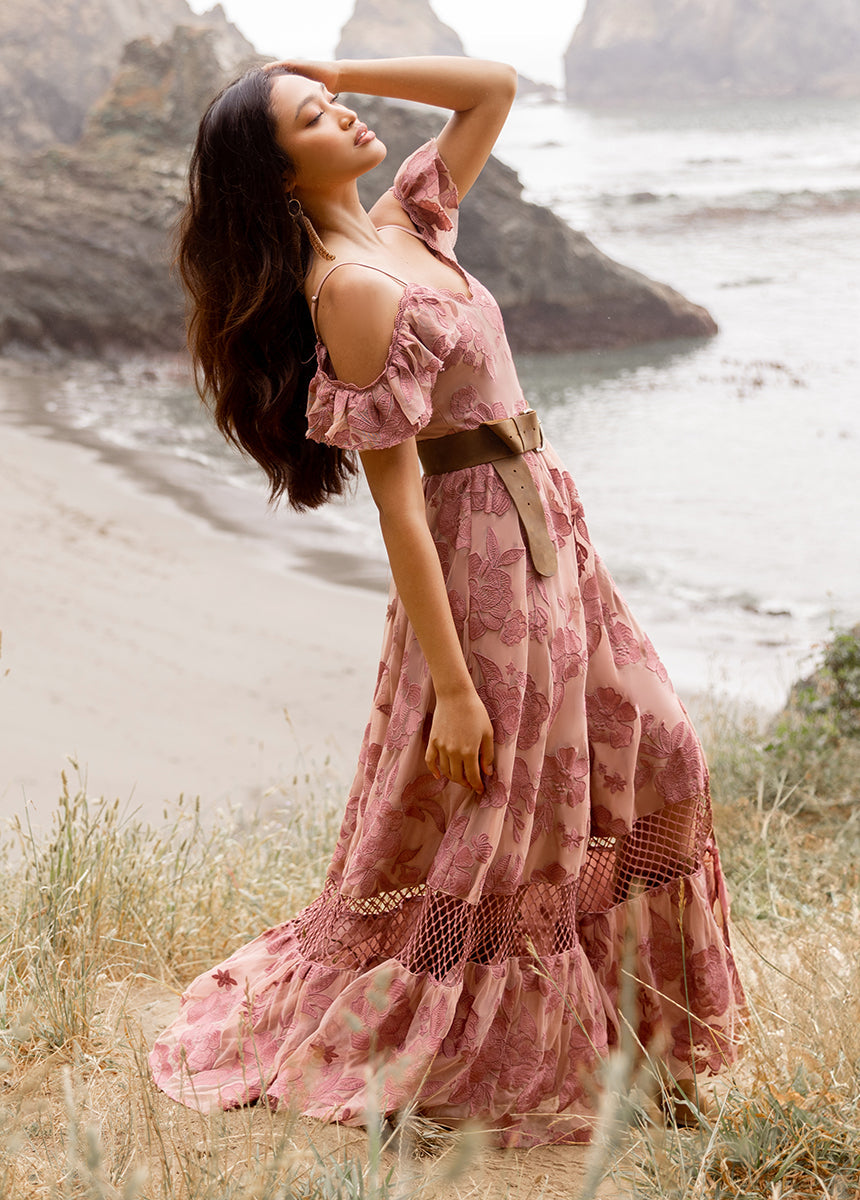 Paulina Dress in Raisin