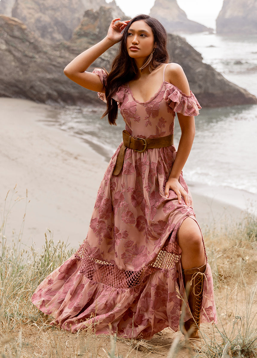 Paulina Dress in Raisin