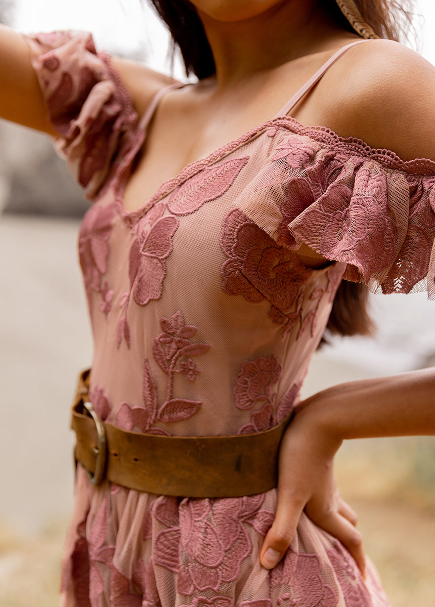 Paulina Dress in Raisin