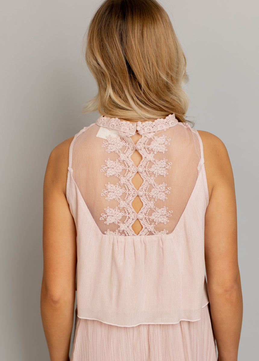 Delfina Top in Shell