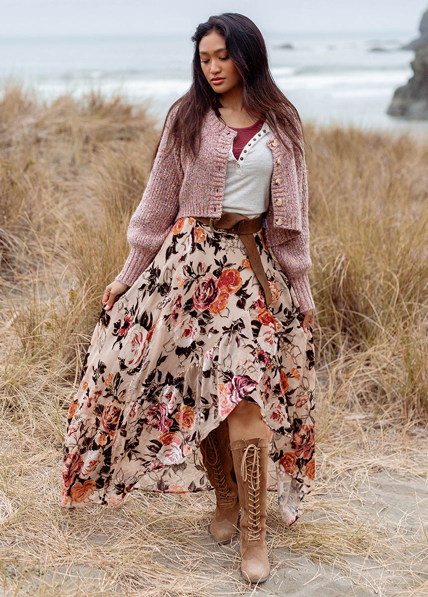 Devina Skirt in Cream