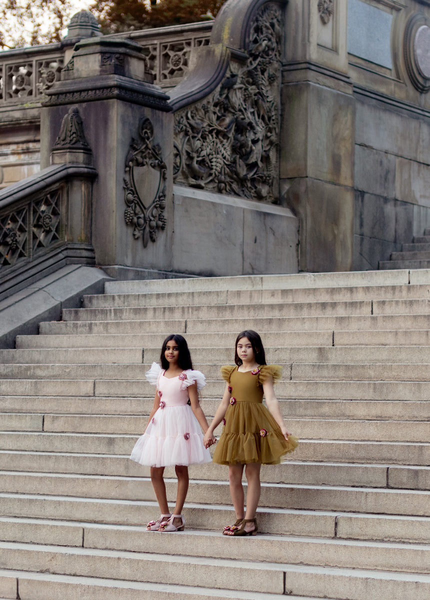 Elain Dress in Bistre