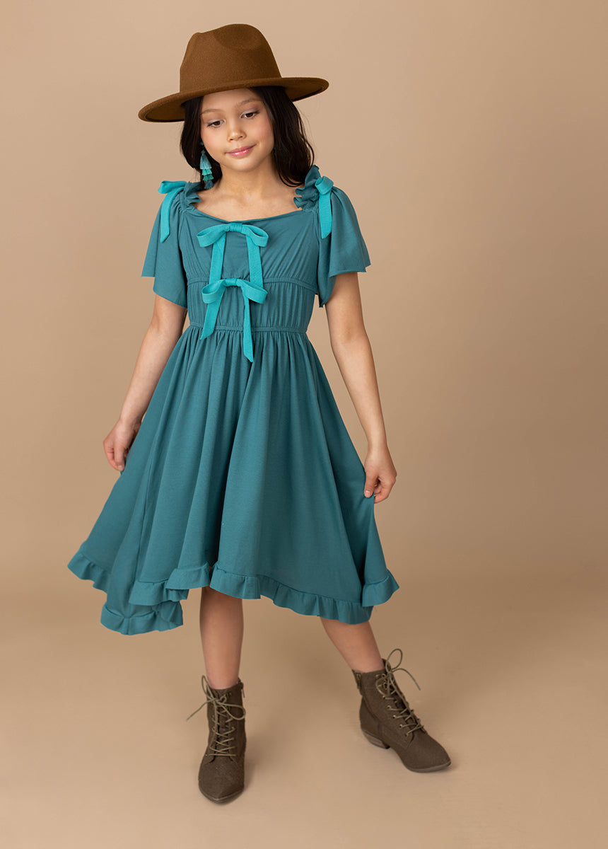 Franny Dress in Teal