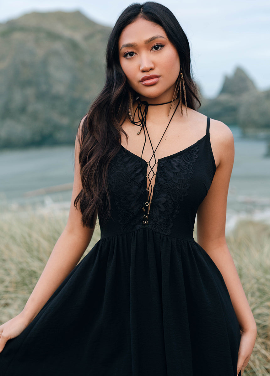 Holland Dress in Black