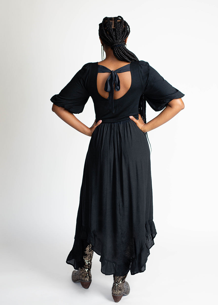 Kamina Dress in Black