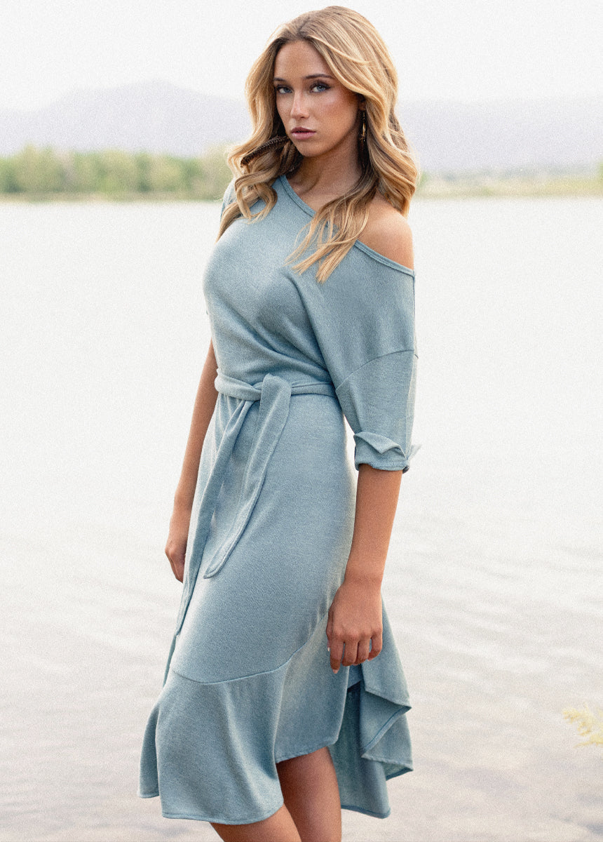 Kayliyah Dress in Island Sage
