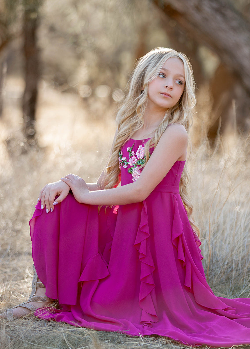 Kaylynn Dress in Berry